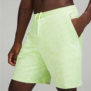 Pace Breaker Lined Short 9” Variegated Mesh Camo Inverted Jacquard Faded Zap L